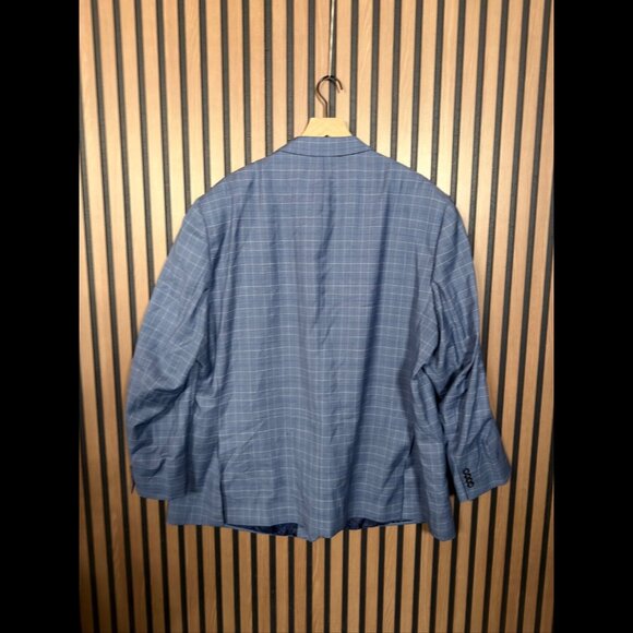 Sartoria Tosi Blazer 54R Mens Blue Italy Made 100% Wool Super 150s Hand Made - Picture 3 of 11